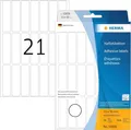 Produktbild: HERMA 10606 Vielzweck-Etiketten ablösbar, 504 Stück, 13 x 50 mm, 21 pro Bogen, s