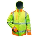 Produktbild: elysee® Warnschutz-Softshelljacke RICKMER, Gelb/Orange 1 Stück, Größe: XL