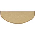 Produktbild: Karat Stufenmatte Sisal Pure Nature Selbstklebend Natur Halbrund 23,5 x 65 cm