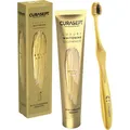 Produktbild: CURASEPT Gold Luxury Whitening Zahnpasta 75 ml + Zahnbürste