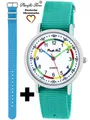 Produktbild: Pacific Time Quarzuhr Set Kinder Armbanduhr First Lernuhr Wechselarmband, Mix und Match Design - Gratis Versand