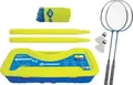 Produktbild: Schildkröt Badminton Compact Set Badmintonschläger Badmintonbälle Badmintonnetz