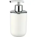 Produktbild: Flüssigseifenspender, Weißer Behälter Mit Chrompumpe