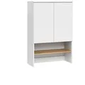 Produktbild: Vicco Waschmaschinenschrank, Weiß, Eiche Artisan, Holzwerkstoff, 3 Fächer, Rechteckig, 68x100.4x29 cm, Waschküche, Waschmaschinenschrank