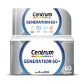 Produktbild: Centrum Generation Multivitamin 50+ – Hochwertiges Nahrungsergänzungsmittel mit Mikronährstoffen – Für Erwachsene ab 50 Jahren – Vitamine, Mineralstoffe, Spurenelemente - Jetzt 20% mit dem Code Vitamine20 sparen*
