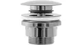 Produktbild: REA Universelles Ablaufventil Gewinde 40 mm Waschbecken Verschiedene Farben (Chrom)