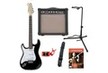 Produktbild: Rocktile E-Gitarre Pro ST3-L linkshänder elektrische Gitarre, ST-Sytle, Spar-Set, inkl. Verstärker, Gitarrenständer, Schule, Stimmgerät und Gurt