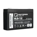 Produktbild: Q-Batteries 6LS-7,2 6V 7,2Ah Blei-Vlies-Akku / AGM