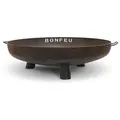 Produktbild: BonFeu Feuerschale BonBowl Plus CortenStahl, (Einzelschale), mit Entwässerungslöchern Ø 80 cm