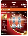 Produktbild: OSRAM H7 Night Breaker 220 Duo Box PX26d 12V 55W 64210NB220-2HB