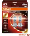 Produktbild: 2x OSRAM H7 NIGHT BREAKER 220 Halogen DUOBOX nightbreaker bis zu 220% Model 2025