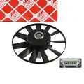 Produktbild: febi 09809 Motorlüfter Motorkühler für VW GOLF 3 4 VENTO 1H mit Klima 1H0959455J