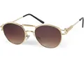 Produktbild: styleBREAKER Sonnenbrille Panto Sonnenbrille mit Federn (1-St) Gradient