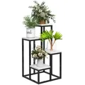 Produktbild: Outsunny Pflanzenständer,, Mehrfarbig, Metall, 34x70x34 cm, Wohnzimmer, Wohnzimmertische, Blumenständer