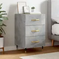 Produktbild: vidaXL Nachttisch Betongrau 40x40x66 cm