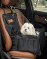 Produktbild: Rudelkönig Autositz für Hunde - Wasserabweisender Hundesitz für Auto Rückbank - Hundekorb für kleine und mittlere Hunde in schwarz