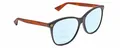 Produktbild: Gucci GG0024S Unisex Multi-Focus Hellblau Sperrung Brille Black & Havana 58mm