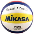 Produktbild: Mikasa Beachvolleyball Beach Classic, BV552C, Größe 5, weiß/blau/gelb, 280 Gramm, Trainingsball