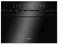 Produktbild: Amica EBC 841 600 S EEK: A Kompakt-Einbau-Backofen mit Mikrowelle, 44 L, Heißluft, 13 Programme, 900 W Mikrowelle, 1750 W Grill, schwarz
