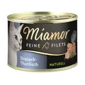 Produktbild: Miamor Dose Feine Filets Naturelle Skipjack-Thunfisch 156 g  (Menge: 12 je Beste