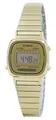 Produktbild: Casio Digital Goldton Edelstahl Alarm Timer LA670WGA-9DF 30M Damen Frauen