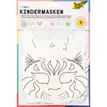 Produktbild: folia Bastelset Kindermasken weiß 6 St.