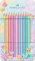 Produktbild: FABER-CASTELL 201910 Buntstifte Sparkle Pastell - 12er Metalletui, sortiert