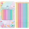 Produktbild: Sparkle Pastel Pencils 12 Farben Metallverpackung Faber-Castell 201910FC