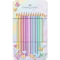 Produktbild: 1-20x FABER-CASTELL Dreikant-Buntstifte SPARKLE PASTELL, 12er Etui