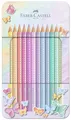 Produktbild: 12 FABER-CASTELL Dreikant-Buntstifte SPARKLE PASTELL, 12er Etui