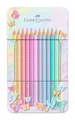 Produktbild: FABER CASTELL BUNTSTIFTE SPARKLE PASTELL 12ER METALLETUI NEU OVP