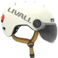 Produktbild: Livall CASQUE INTELLIGENT L23 Ivory White M (54 - 58 cm, M) (32900017)