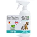 Produktbild: GreenHero Floh- und Zeckenschutz für Hunde und Katzen - Hochwirksamer Schutz