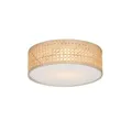 Produktbild: Qazqa - Orientalisch Orientalische Deckenleuchte I Deckenlampe I Lampe I Leuchte Rattan 30 cm - Tromma I Wohnzimmer I Schlafzimmer - Rund - LED geeignet E27