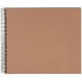 Produktbild: goldbuch Spiralalbum Bella Vista ohne Fenster 35x30 40 schwarze Seiten haselnuss