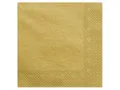 Produktbild: partydeco Hängedekoration Servietten Uni 40x40 cm/ 20St. Gold-Metallic