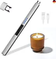 Produktbild: Lichtbogen Feuerzeug Elektrisch,USB Aufladbar Feuerzeug Stabfeuerzeug Winddichte
