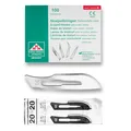 Produktbild: Skalpellklingen Figur 20 (100 St.) für Halter Nr. 4 – Sterile Einwegklingen