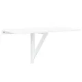 Produktbild: vidaXL Wand Klapptisch Schreibtisch Wandtisch Esstisch Küchentisch PC Tisch Computertisch Stehtisch Holztisch Hochglanz-Weiß 100x60x56cm Holzwerkstoff