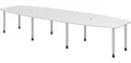 Produktbild: bümö Konferenztisch Besprechungstisch groß, Dekor: Weiß