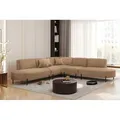 Produktbild: Ecksofa Designersofa Valencia Stoff Noel Braun Universal