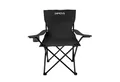 Produktbild: 24Move Campingstuhl 24MOVE® Campingstuhl faltbar,Anglerstuhl,Liegestuhl mit Getränkehalter (bis max. 100 kg), mit Tragetasche, schwarz, Klappstuhl, bis 100kg belastbar