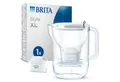Produktbild: BRITA Wasserfilter, BRITA Tischwasserfilter Model One Glas *weiß* inkl. 1 Filter
