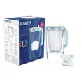 Produktbild: Wasserkaraffe Glaskanne hellblau inkl. 1x MAXTRA PRO All-in-1 Kartusche