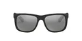 Produktbild: Ray-Ban Herren Justin Sonnenbrille, Schwarz (Rubber Black/Grey Mirror Silver), Einheitsgröße (55) EU