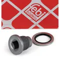 Produktbild: febi Ölablassschraube + Dichtring M16x1,5mm für DACIA MB OPEL RENAULT VOLVO