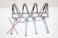 Produktbild: VEVOR 4er Set Wohnmobil Stützheber 2,72 t je Heber 280-435 mm silber