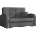 Produktbild: MIRJAN24 Schlafsofa Viva Gold II mit Bettkasten, Polstersofa mit Schlaffunktion, Bettsofa vom Hersteller (Kronos 22) - Grau