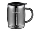 Produktbild: TC DESKTOP CUP grey 0,35l, Isoliertasse aus Edelstahl & Kunststoff, mit Decke...