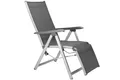 Produktbild: KETTLER BasicPlus Relaxsessel, silber/anthrazit, Alu/Textilene, 90 x 61 x 44 cm, 0301216-0000